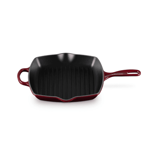 Image showing the Signature Cast Iron Square Grillit, 26cm, Garnet product.