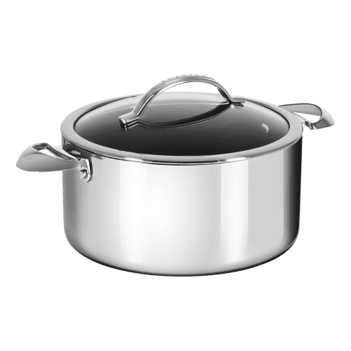 Image showing the HaptIQ Casserole with lid, Dia26cm, Metallic product.