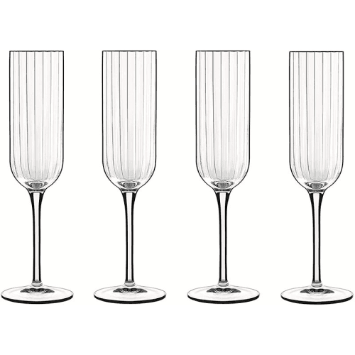 Image showing the Bach set of 4 flute  glasses, 210ml product.