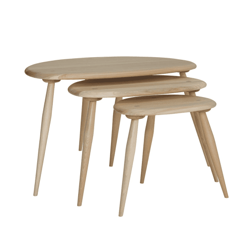 Image showing the Originals Nest of tables, H40 x W65 x D51cm, Natural product.