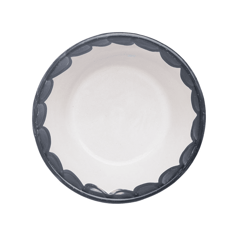 Sobremesa Scallop Set of 2 Bowls, D16cm, Ink