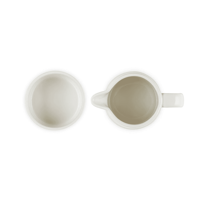 Stoneware Milk & Sugar Set, Meringue