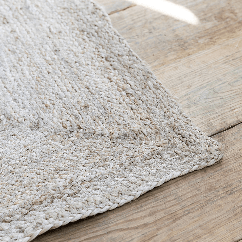 Classic Rectangular Rug, 120 x 180cm, Jute
