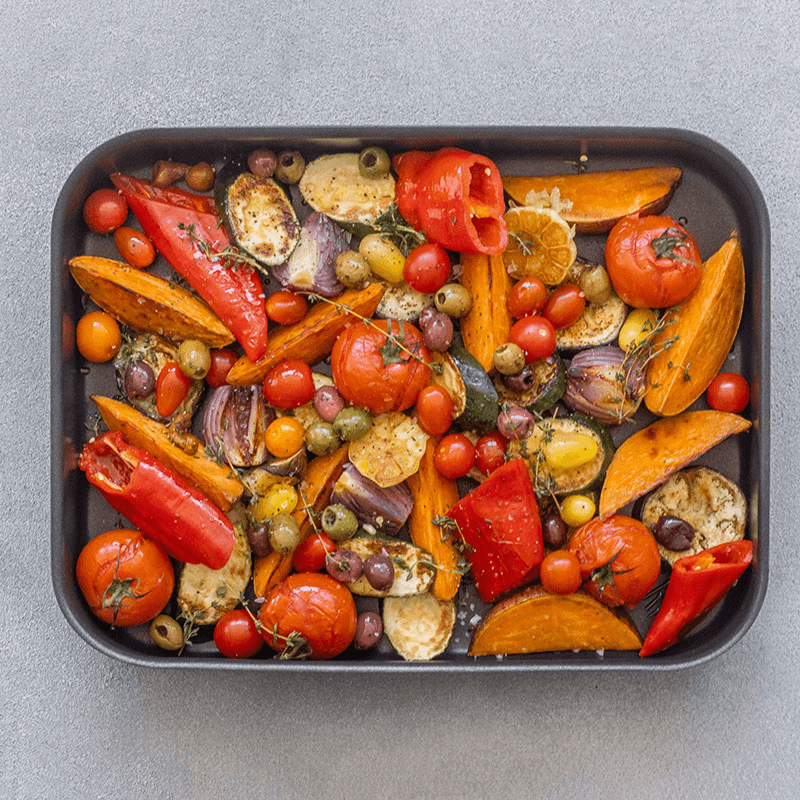 Professional non-stick hard anodised roasting pan