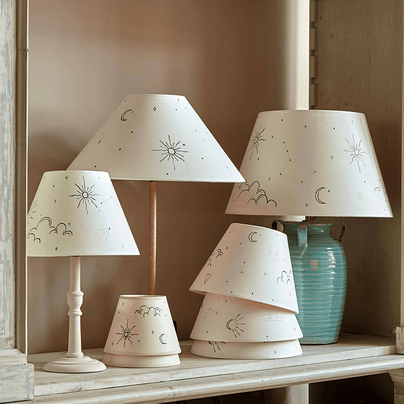 Hum London Celestial Lampshade, 40cm, White