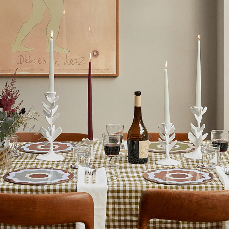 Rhubarb Ripple Set of 6 Placemats, D29cm, Multi