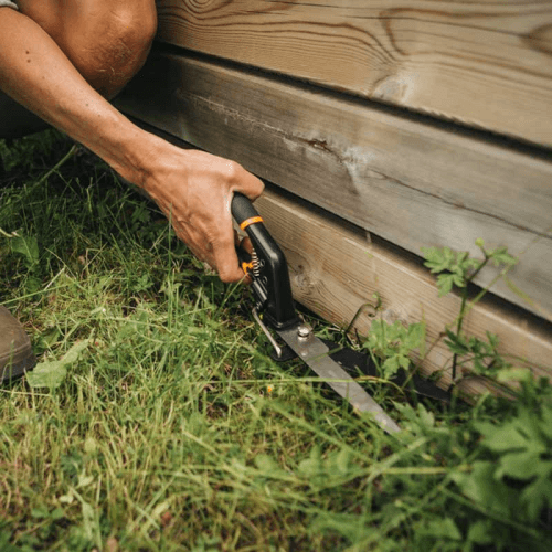Image showing the Solid Grass Shear GS21, Black/Orange/Silver product.