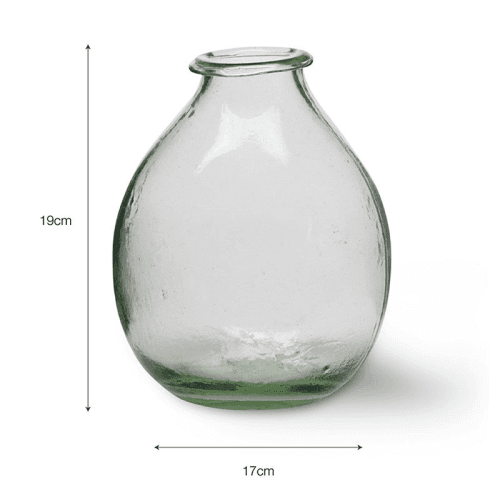 Image showing the Large vase, H19 x D17cm, Recycled Glass product.