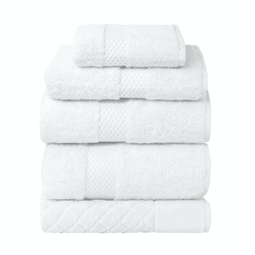 Image showing the Etoile Hand towel, 55 x 100cm, Blanc product.