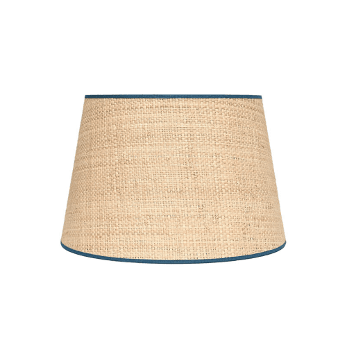 Image showing the Seema Raffia Lampshade, D27cm, Midnight product.