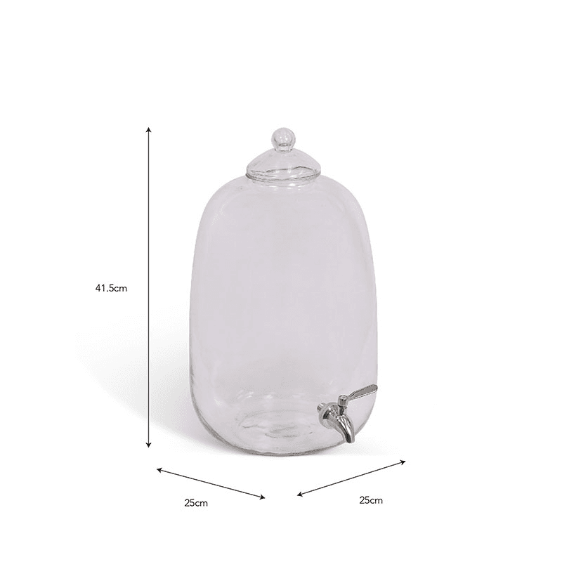 Sunshill Drink Dispenser, 14L, Clear