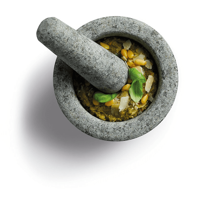 Pestle and mortar, 12cm, Light Granite