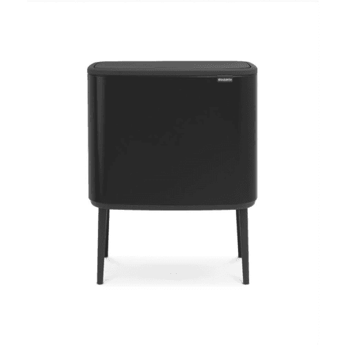 Image showing the Bo Touch bin, 11 + 23 litre, Matt Black product.
