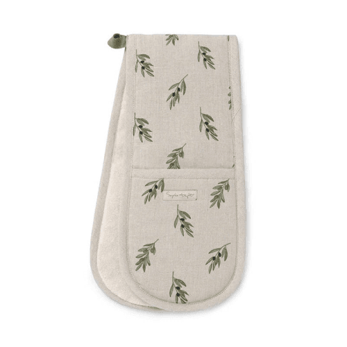 Image showing the Olive Branch Double Oven Glove, Neutral product.