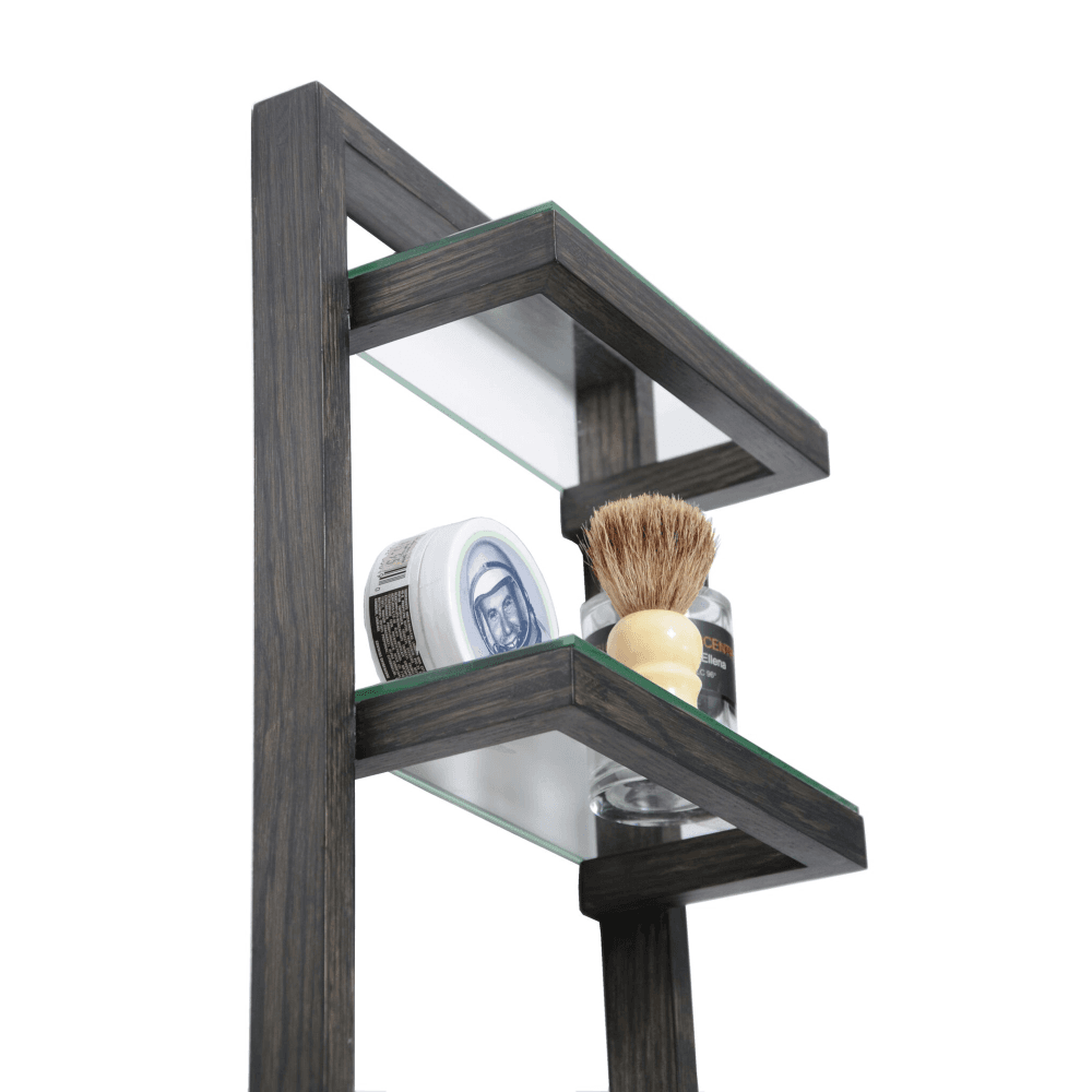 Zone Wall shelf, H80 x W24 x D12cm, Black
