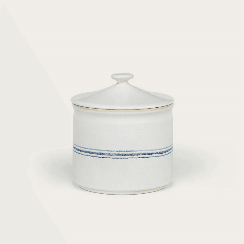 Melbury Large Storage Jar, H21cm, Blue