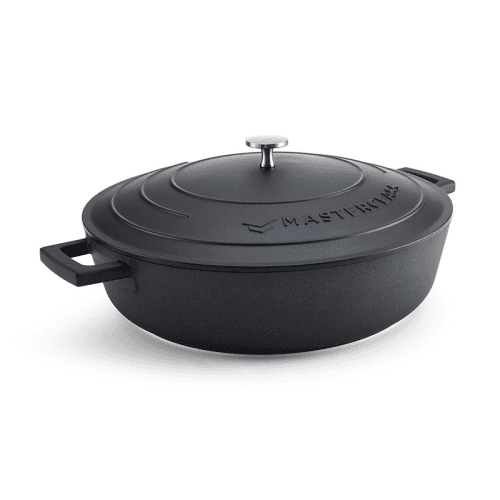 Image showing the Cast Aluminium Casserole Dish, 5L, Black product.