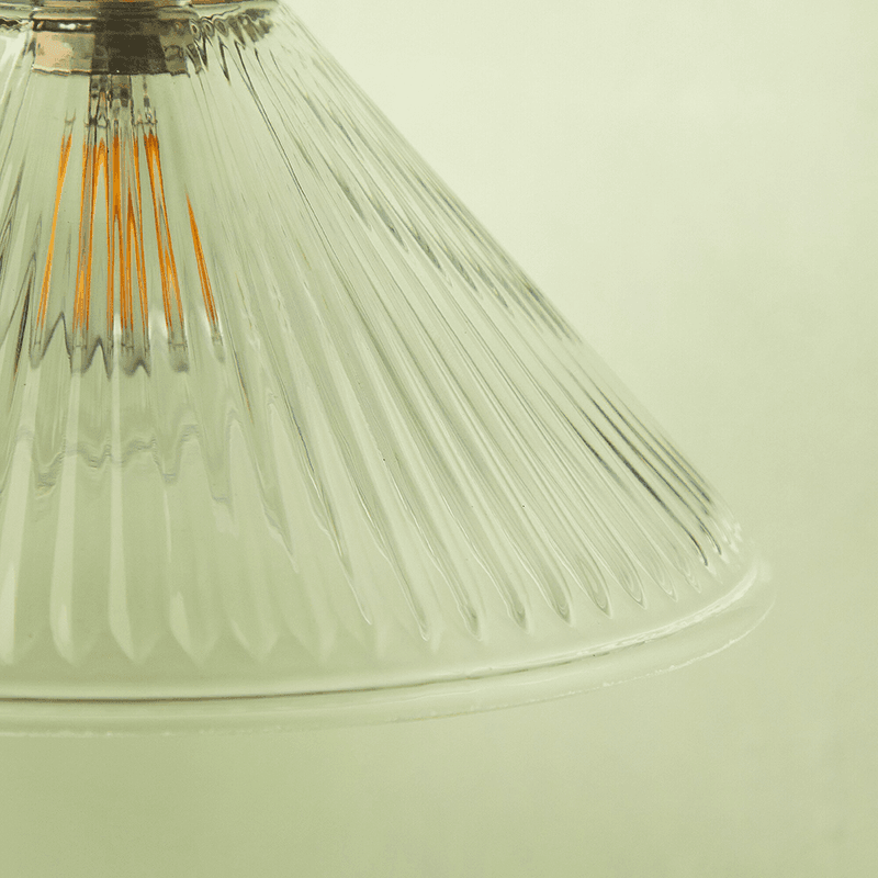 Henry Wall Light, H8cm x W18cm, Clear Glass