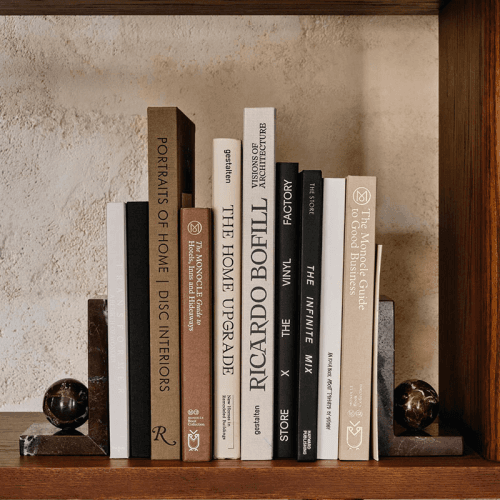 Image showing the Prato Bookends, H11 x W11 x D10cm, Black product.