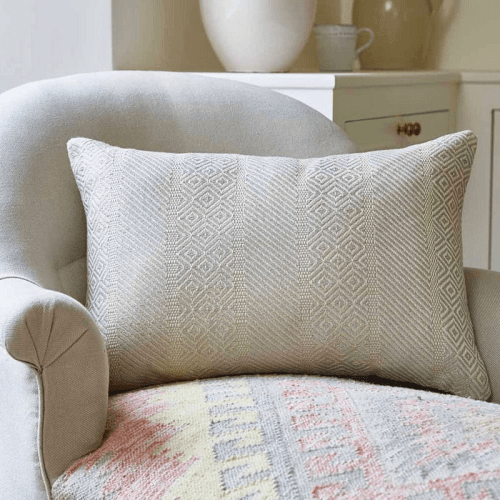Image showing the Minerva Cushion, 40 x 60cm, Chinchilla product.