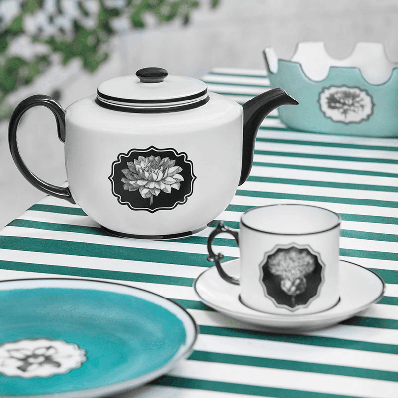 Herbariae Dessert Plate, D23cm, Peacock