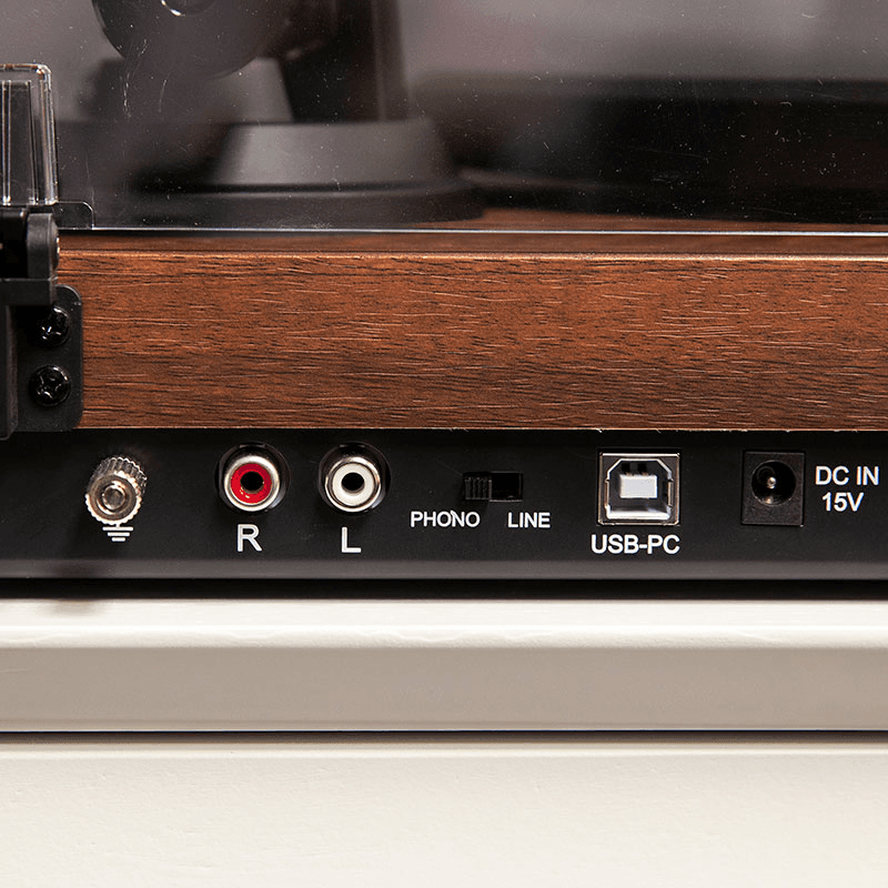 C62 Turntable Shelf System, Walnut