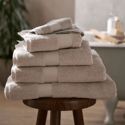 Image showing the Egyptian Cotton Super Jumbo Towel, 115 x 180cm, Oatmeal product.