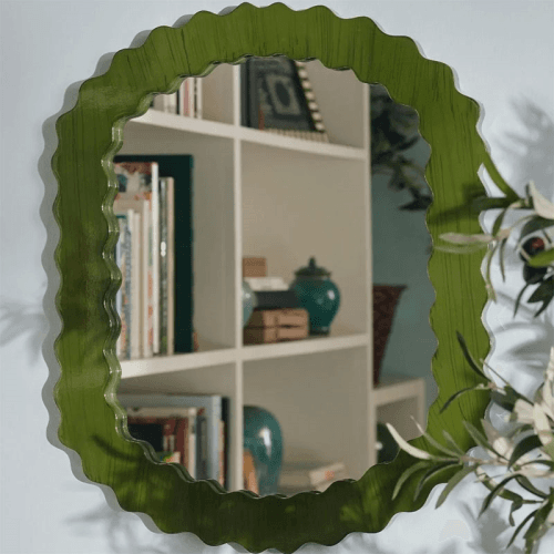 Image showing the Talasa Mirror, H56cm x W46cm, Spruce product.