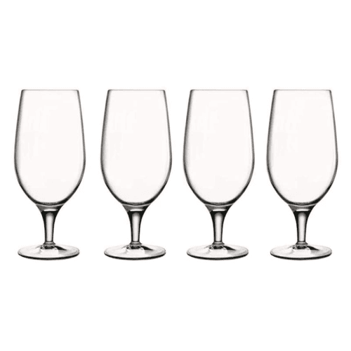 Image showing the Michelangelo Masterpiece Set of 4 Beer Glasses, 57cl, Clear product.
