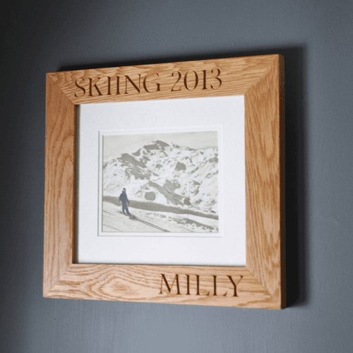 Image showing the Personalised 10x12" Photo Frame, Oak product.