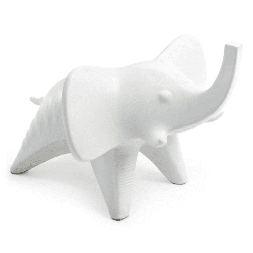 Image showing the Elephant Menagerie, 34cm, White product.
