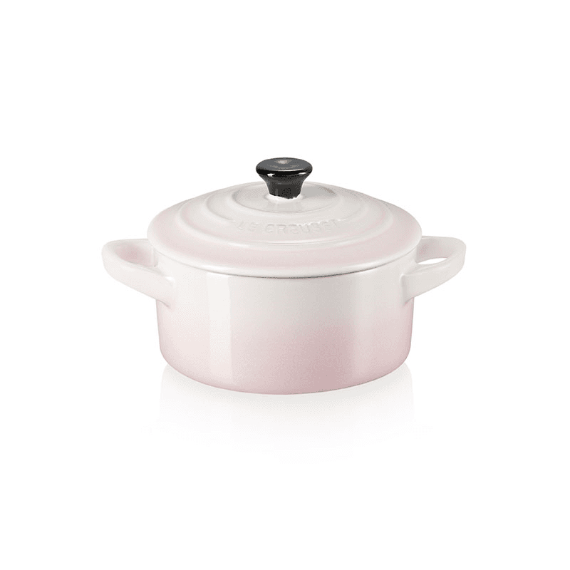 Stoneware Petite round casserole, 9cm, 9cm - 250ml, shell pink