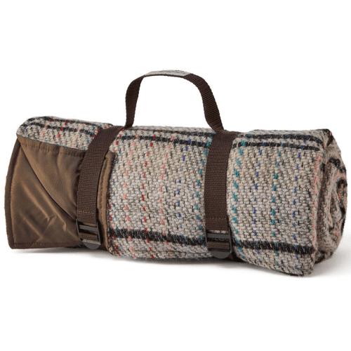 Image showing the Recycled Picnic Rug, 145 x 145cm, Brown product.