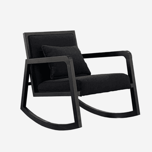 Image showing the Andrew Martin Rocking Chair, Black product.
