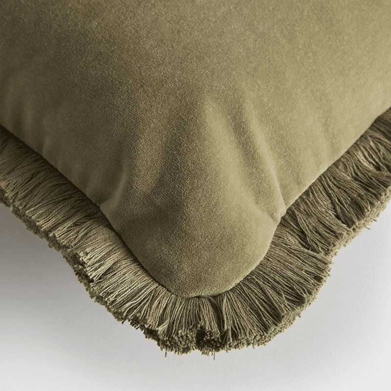 Margeaux Cushion, 35 x 60cm, Lichen