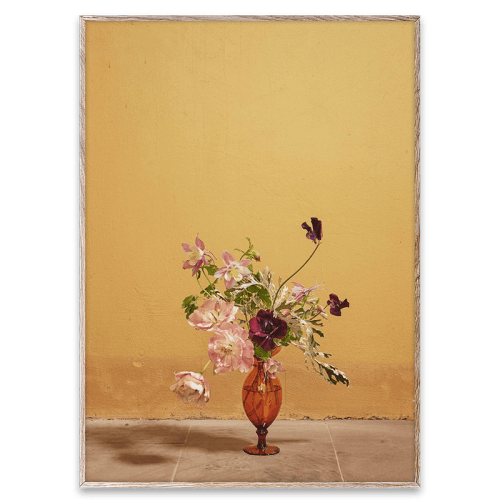 Image showing the Blomst 02 Framed Print, 70 x 100cm, Copper product.