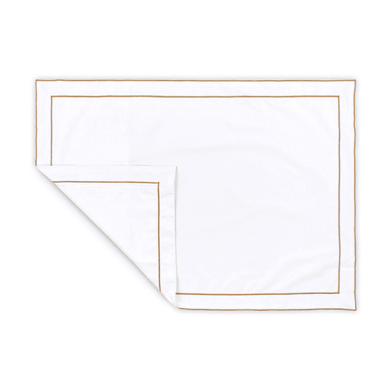 Frame Two Corded Pair of Pillowcases, Standard, Bronzed Umber