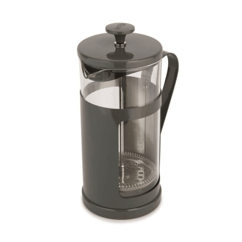 Monaco Stainless Steel Cafetière, 8 Cup, Grey