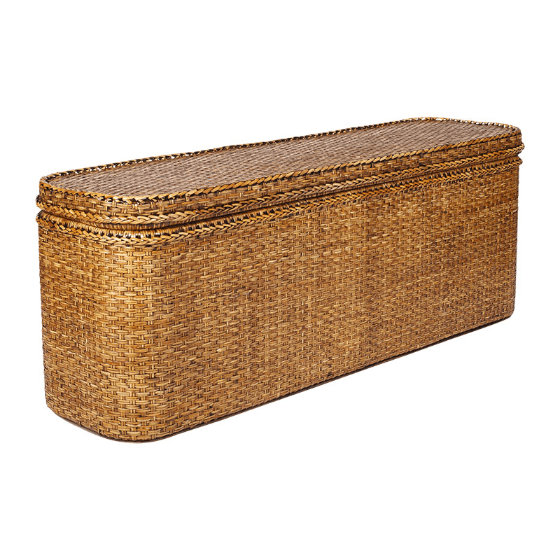 Indochine Bed end chest, W150 x D40 x H55cm