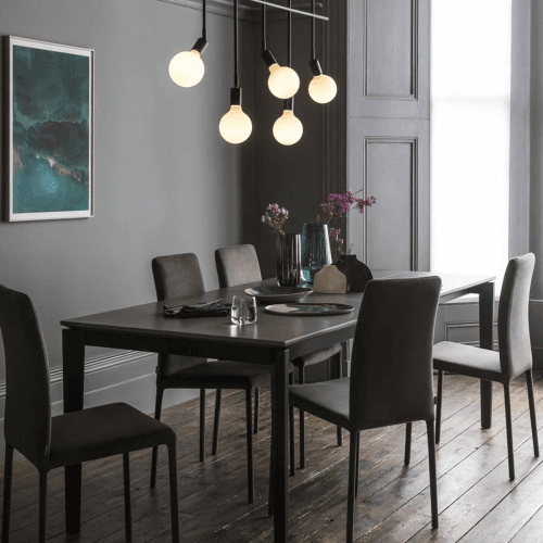 Image showing the Rocca Ceramic Extending Table, L160-260cm, Black product.