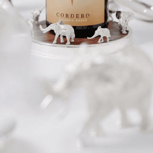 Image showing the The Highland Safari Collection Coaster, D14 x H7cm, elephant product.