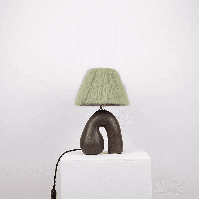 Hannah Simpson Studio 'Opposee' Table Lamp, 33cmx 20cmx 20cm, Satin Brown
