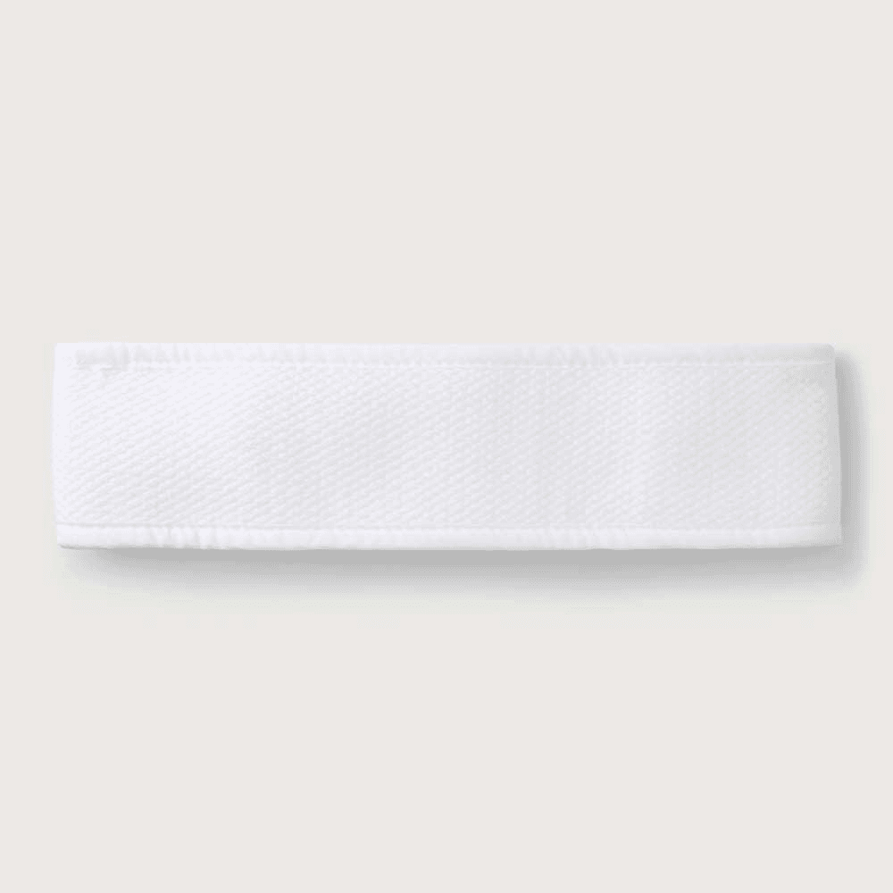 Spa Accessories White Organic Cotton Spa Hair Band, W69 x L6cm, White