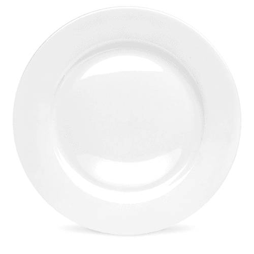 Image showing the Serendipity Set of 4 Dinner Plates, 27cm, White product.