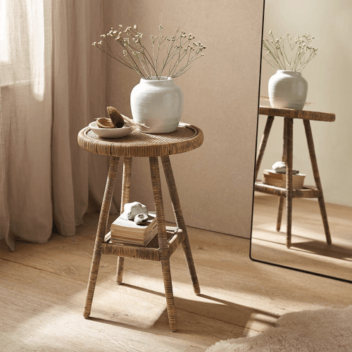 Image showing the Cartmel Side Table, H57cm, Natural product.