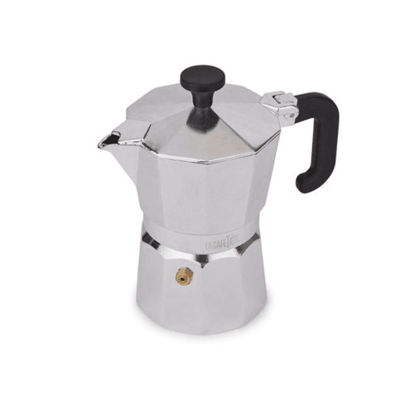 Venice Aluminium Espresso Maker, 3 Cup, Silver
