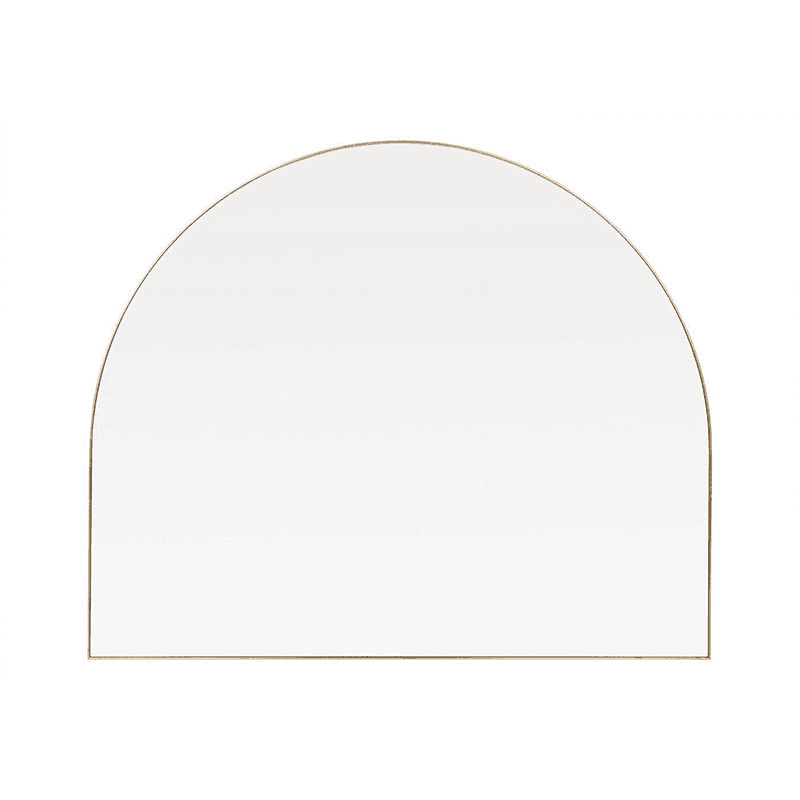 Fine Edge Edge Over Mantle Mirror, H100 x W120cm, Gold