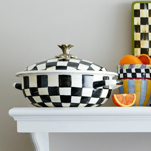 Image showing the Courtly Check Casserole, 26cm - 2.8L, Enamel product.