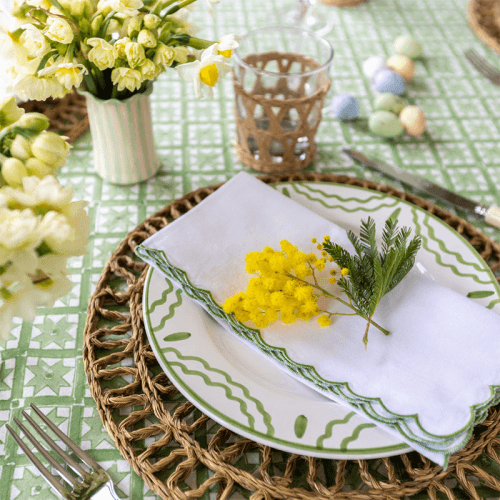 Image showing the Mini Napkin, 45 x 45cm, Green product.