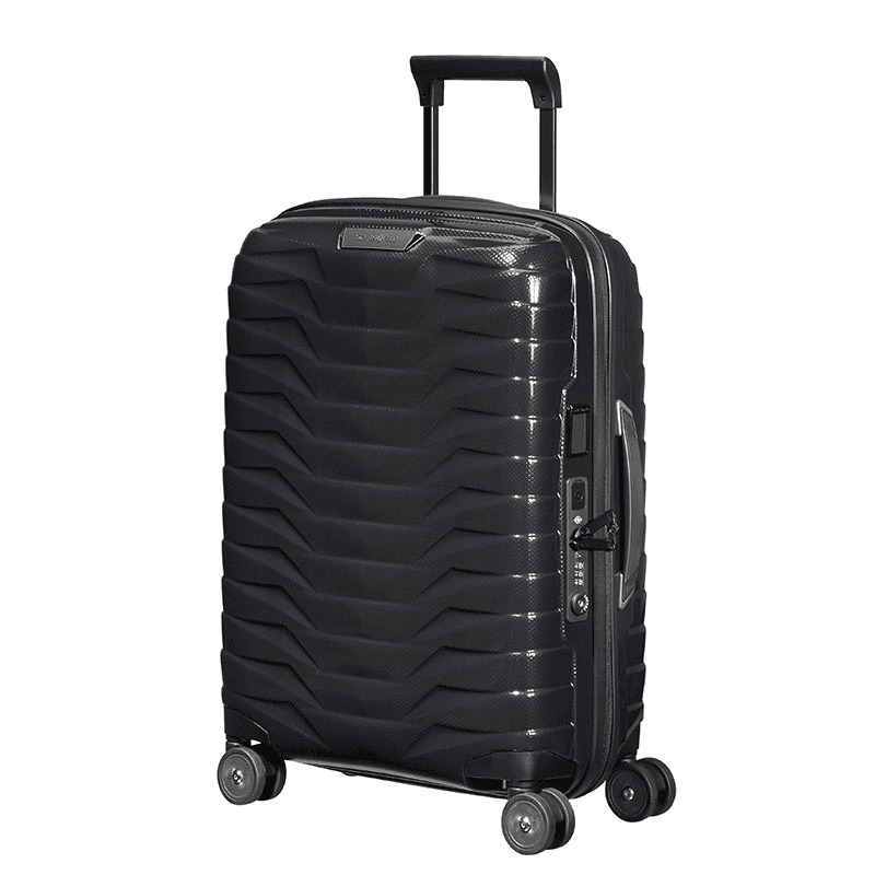 Proxis Cabin Suitcase, H55 x L40 x W20/23cm, Black